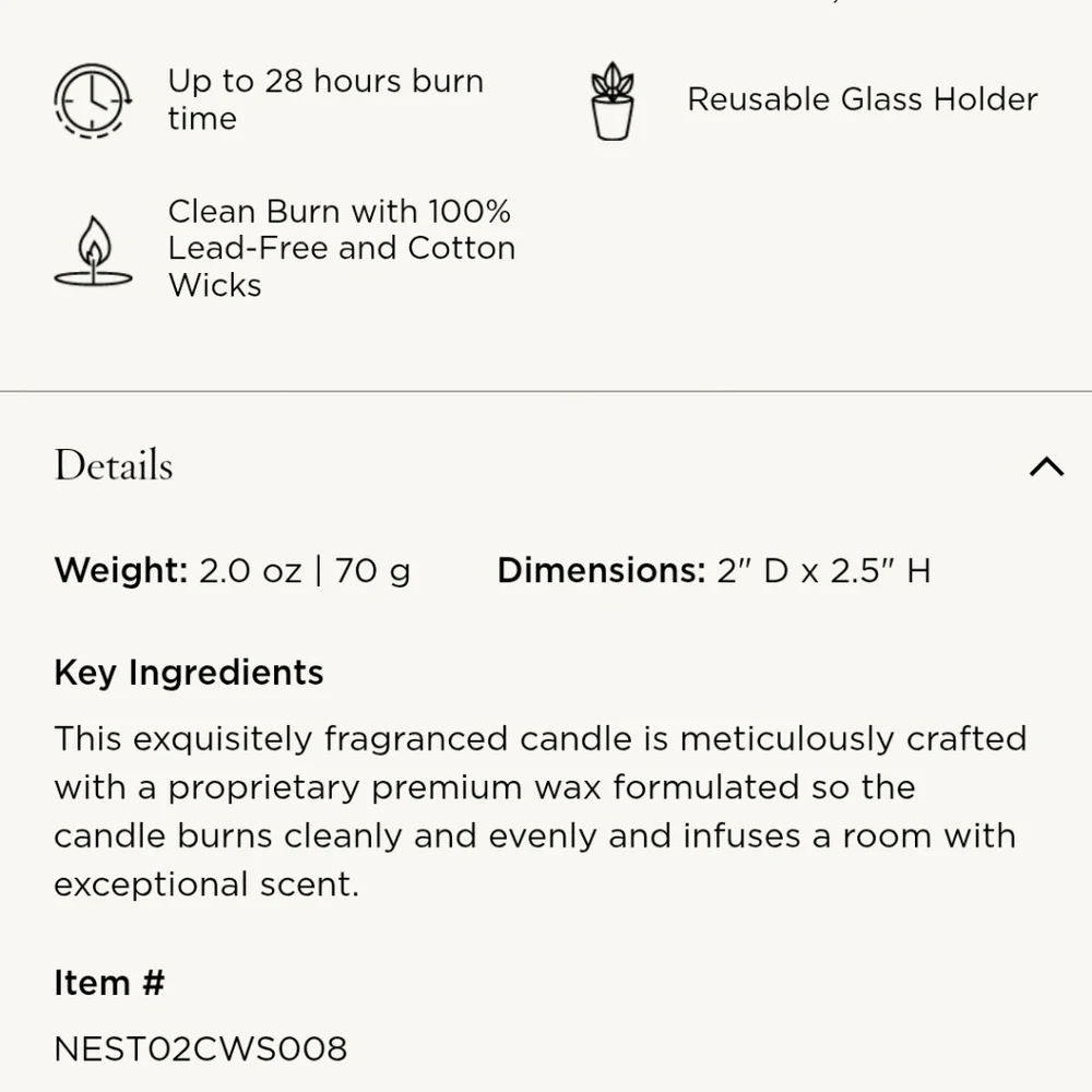 NEST Fragrances nwt nest
